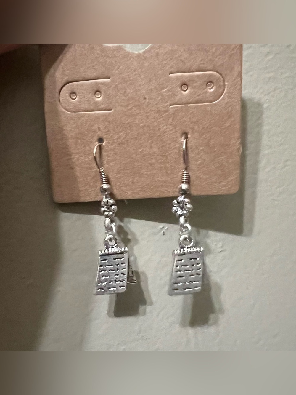 Handmade Notebook Earrings